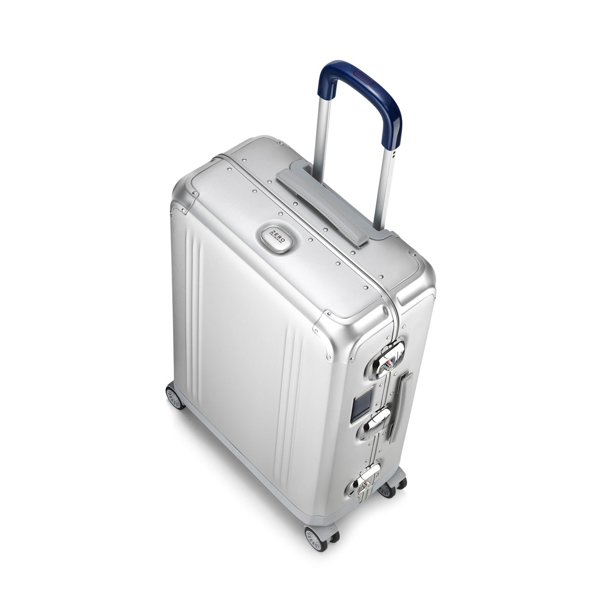 ZERO Halliburton Pursuit Aluminum Hardside Travel Case ( Silver , Medium Travel Case ) Silver Medium Travel Case U1