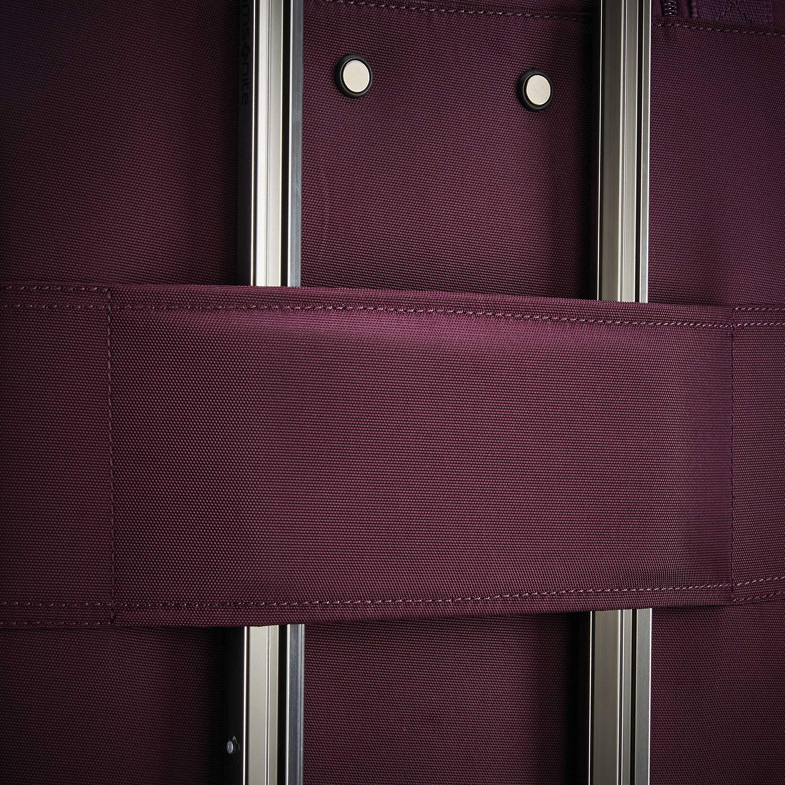 Samsonite Underseat Carry-On Spinner with USB Port ( Purple , One Size ) Purple One Size U4