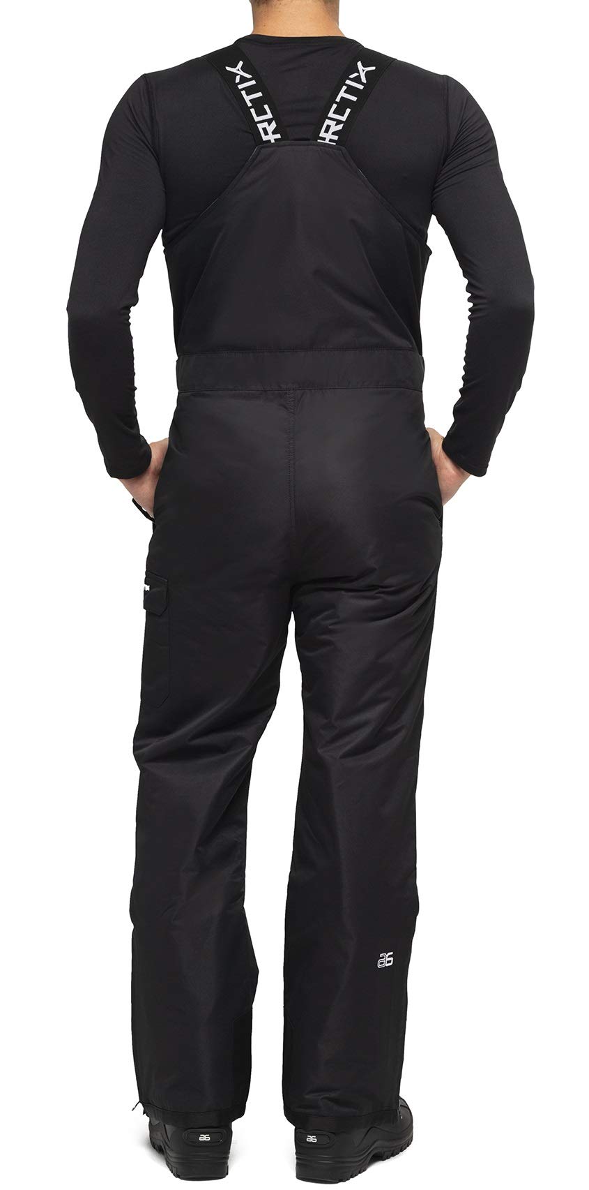 Arctix Men's Avalanche Athletic Fit Insulated Bib Overalls, Black, X-Large/32" Inseam U2