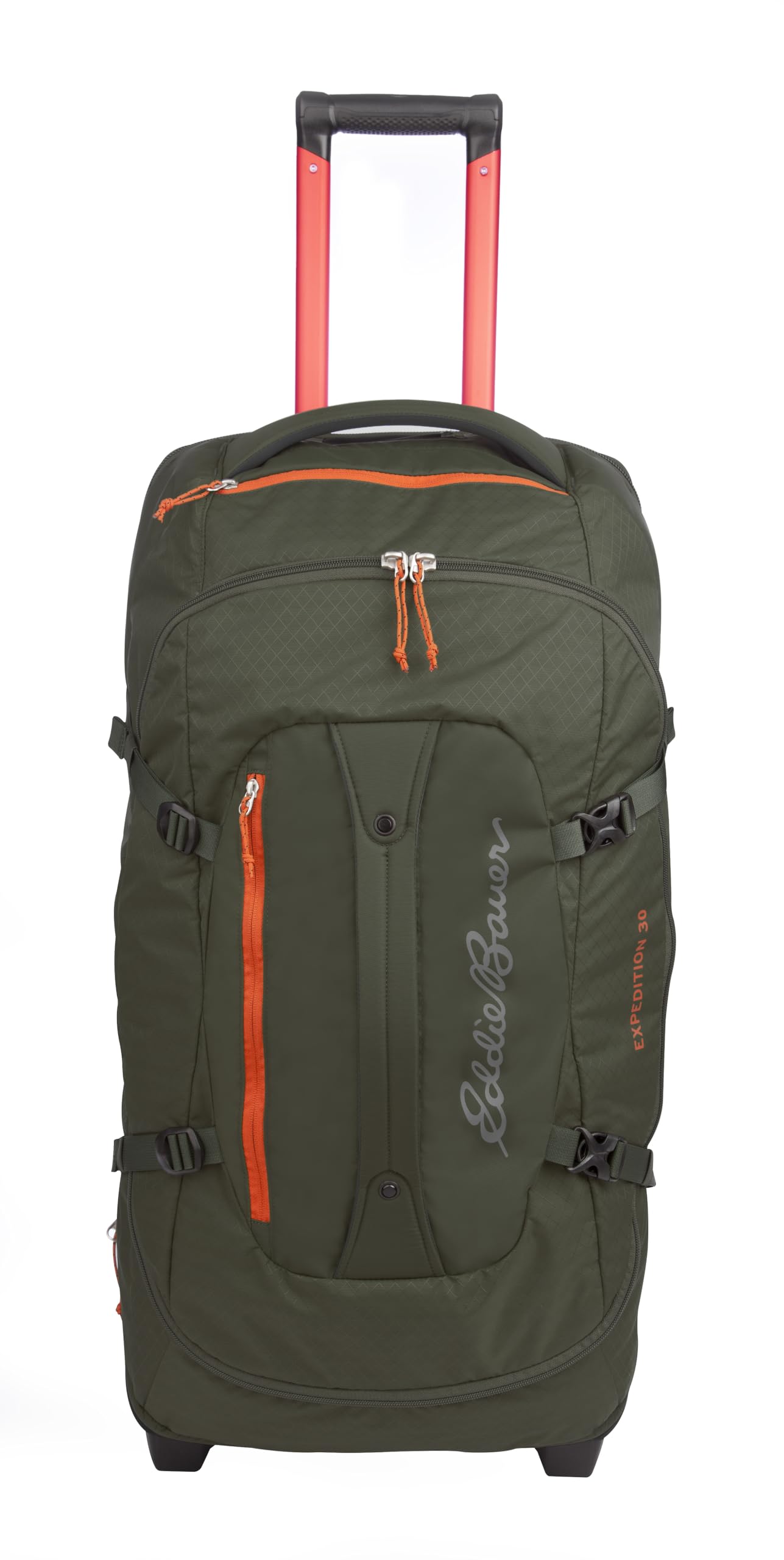 Eddie Bauer Expedition Duffel Bag 2.0-Made from Rugged Polycarbonate and Nylon, Dark Thyme, 30L U1