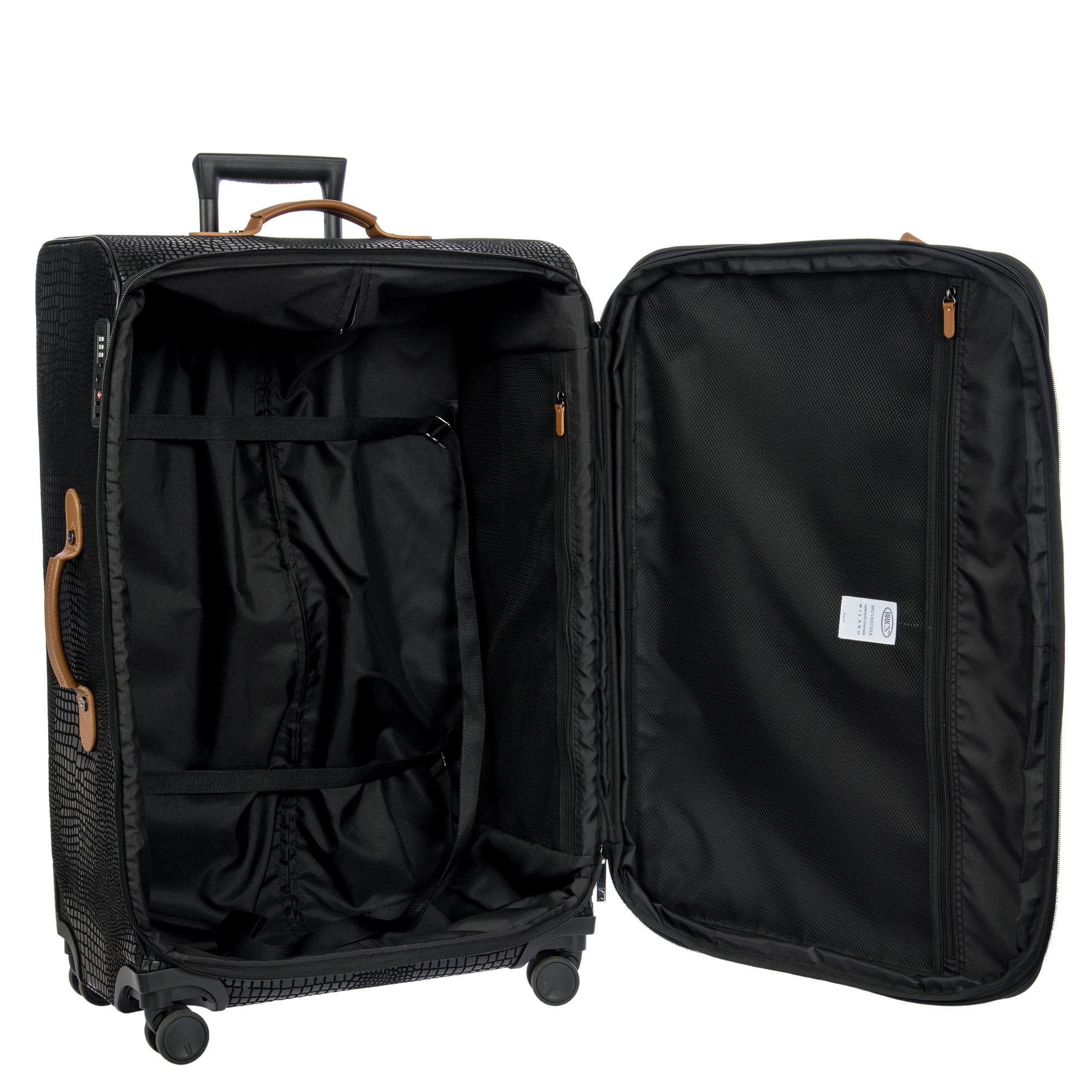 Bric's My Safari 30" Expandable Spinner ( Black , One Size ) Black One Size U1