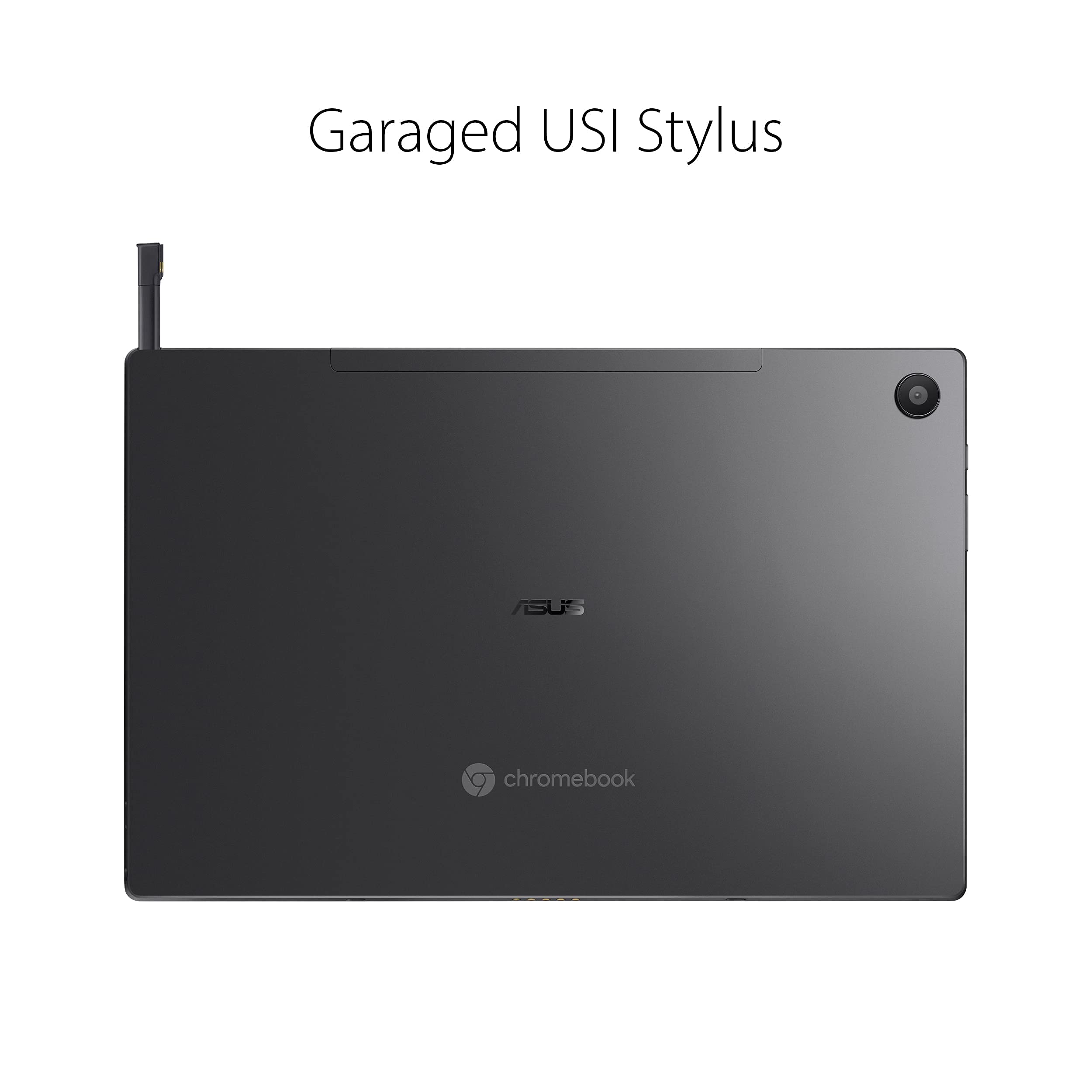 ASUS Chromebook Detachable CM3, 10.5" Touchscreen WUXGA 16:10 Display, MediaTek 8183 Processor 64GB Storage, 4GB RAM, Garaged USI Stylus, Chrome OS, Aluminum, Mineral Gray, CM3000DVA-DS44T-S (Renewed) U1