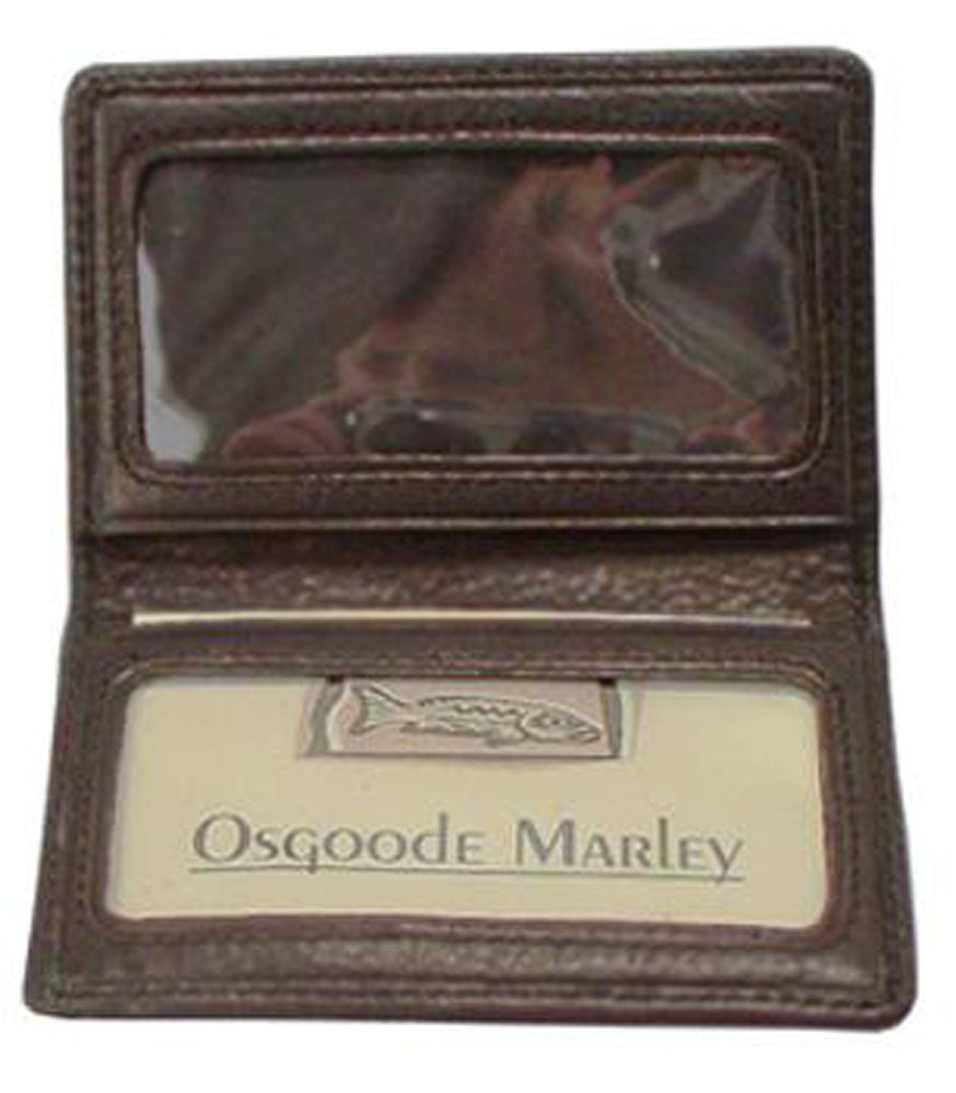 Osgoode Marley Mens ID Business Card Case Bifold Wallet (Black) Black One Size U1