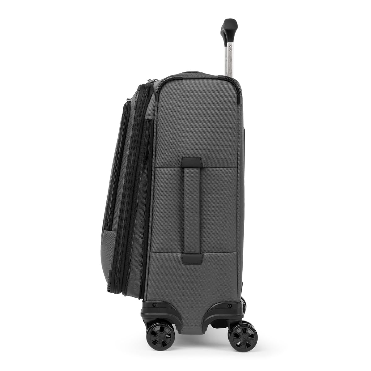 Travelpro Crew Classic Lightweight Softside Expandable Carry on Luggage, 8 Wheel Spinner Suitcase, Men and Women, Carry On 21-Inch, Titanium Grey Titanium Grey Carry On U3