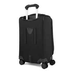 Travelpro VersaPack+ Lightweight Softside Expandable Carry on Luggage, 8 Spinner Suitcase, TSA Lock, Men and Women, Carry On 21-Inch, Black U1