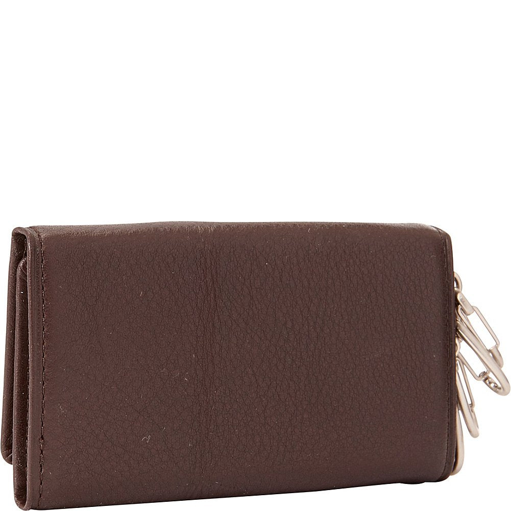 Cashmere Men's Six Hook Key Case Color: Black Black  U2