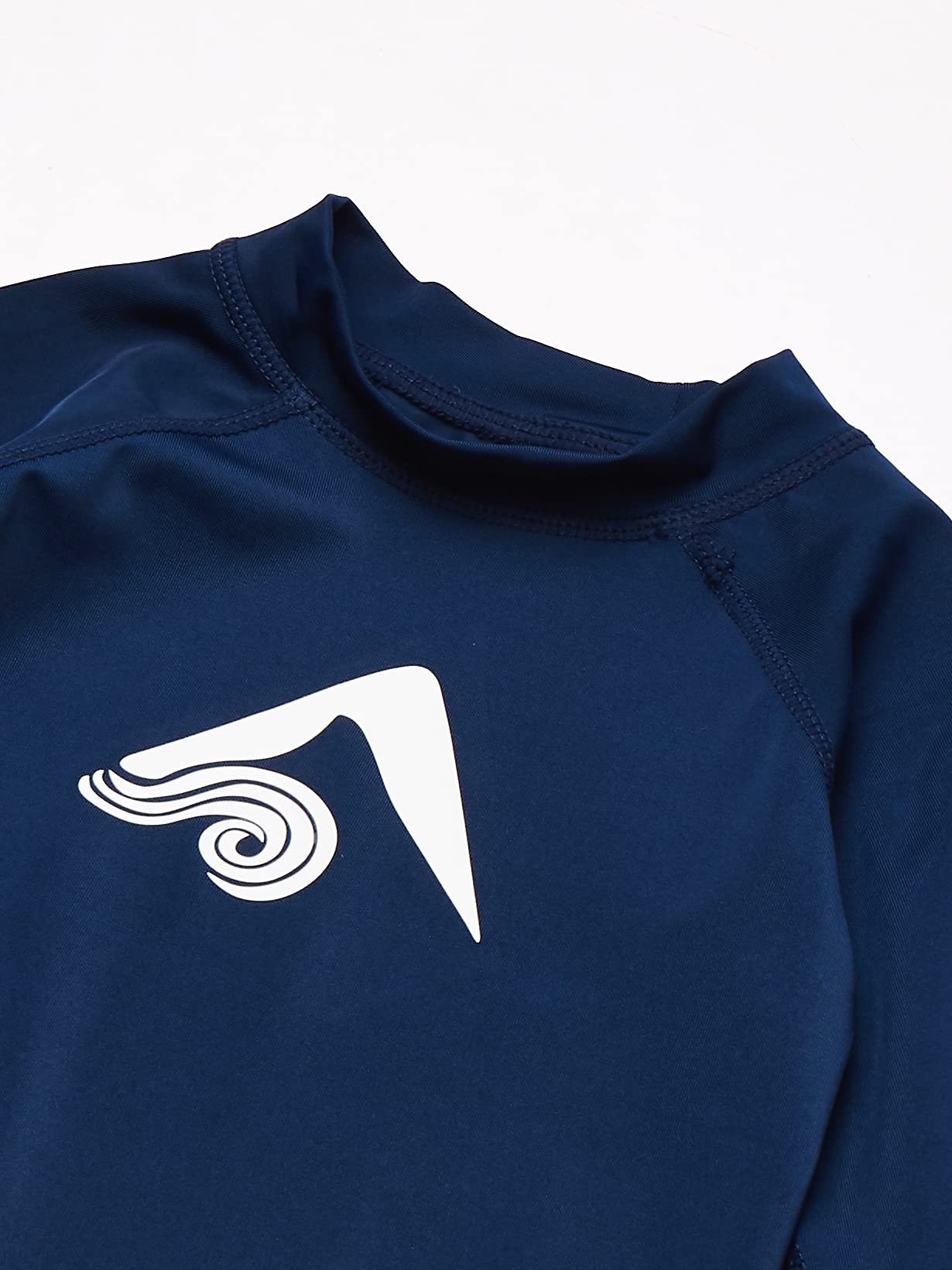 Kanu Surf boys Platinum Long-sleeve Rashguard rash guard shirts, Navy, 14-16 US U1