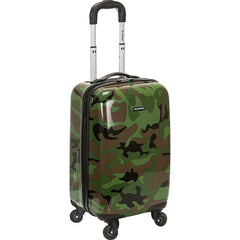 Rockland Safari Hardside Spinner Wheel Luggage, CAMO, Medium 24 in U1