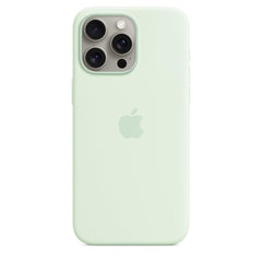 Apple iPhone 15 Pro Max Silicone Case with MagSafe - Soft Mint U1