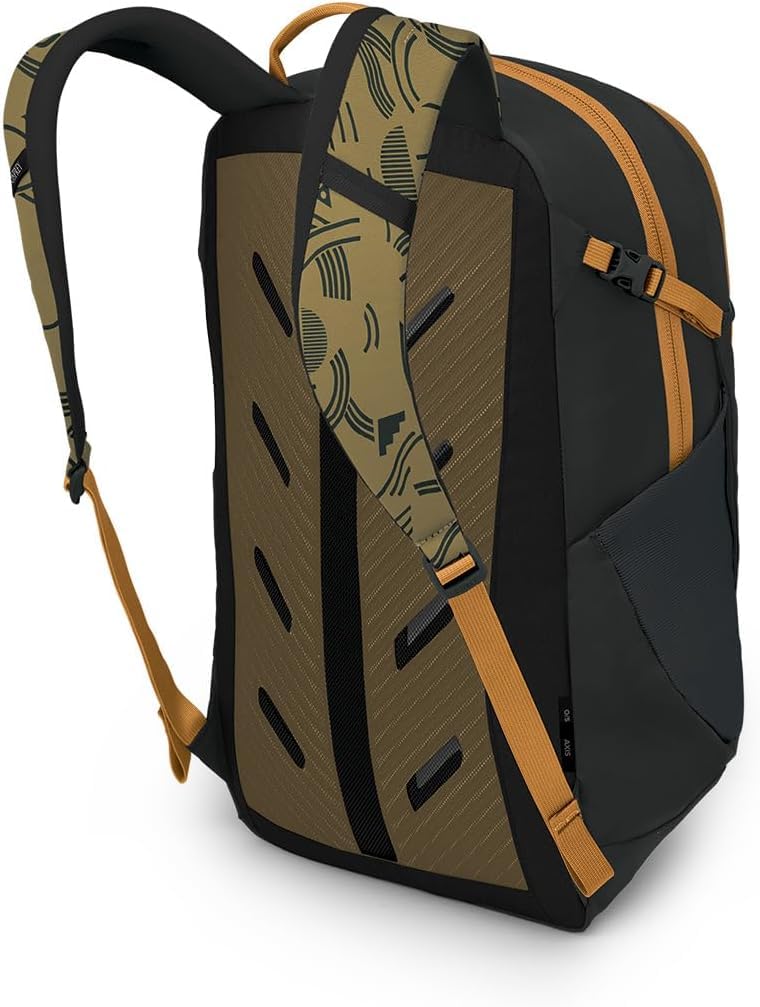 Osprey Axis Laptop Backpack, Find the Way Print/Black – Sleek, Urban-Ready Everyday Pack with Laptop Sleeve, Dual Water Bottle Pockets, & Compression Straps – Ideal for College, Commutes, & Travel Find the Way Print/Black O/S U1