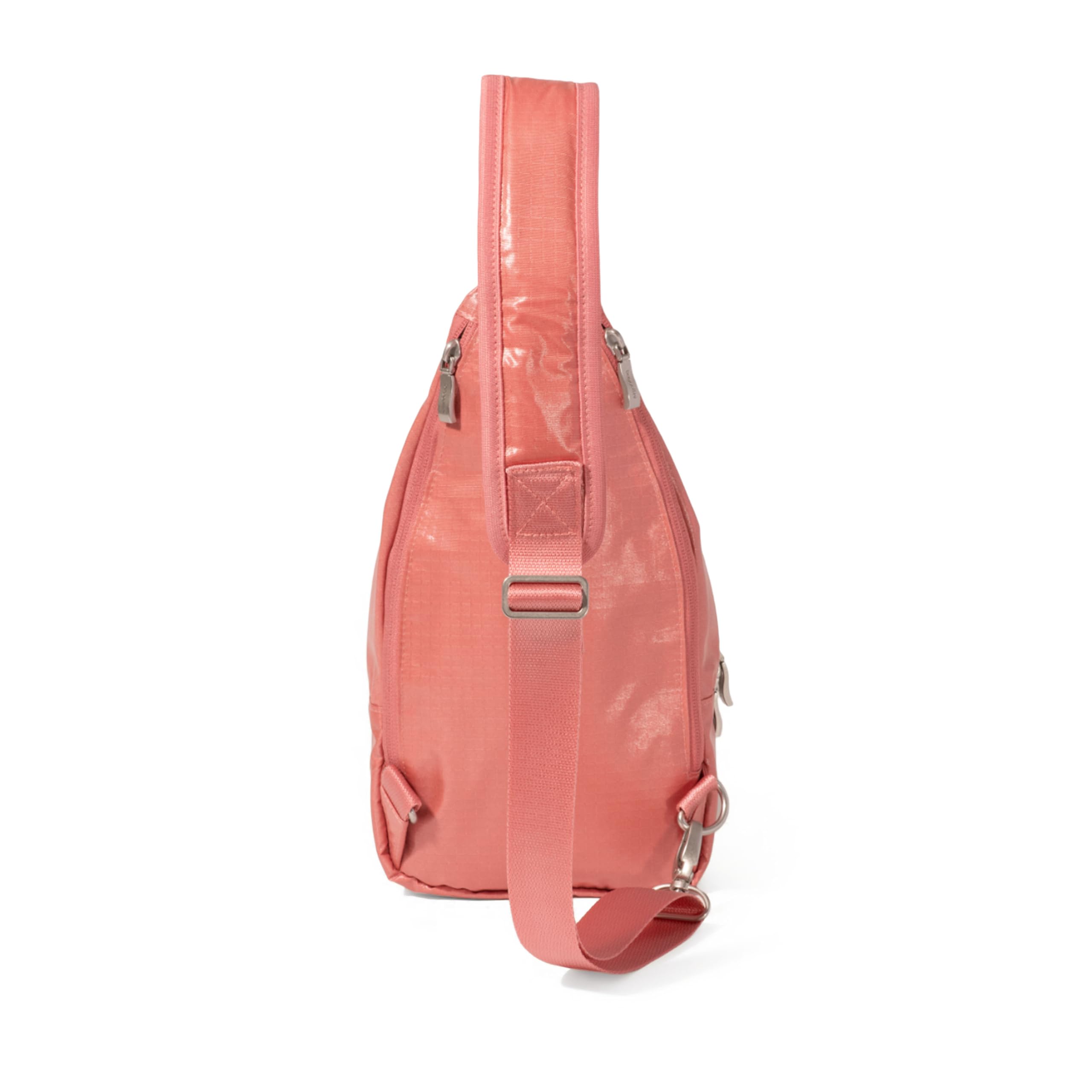 Baggallini Central Park Sling, Terracotta Gloss Ripstop Terracotta Gloss Ripstop One Size U1