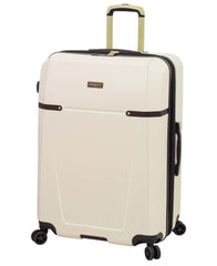 London Fog Brentwood II Expandable HARDSIDE Spinner, Cream, 29-Inch U1