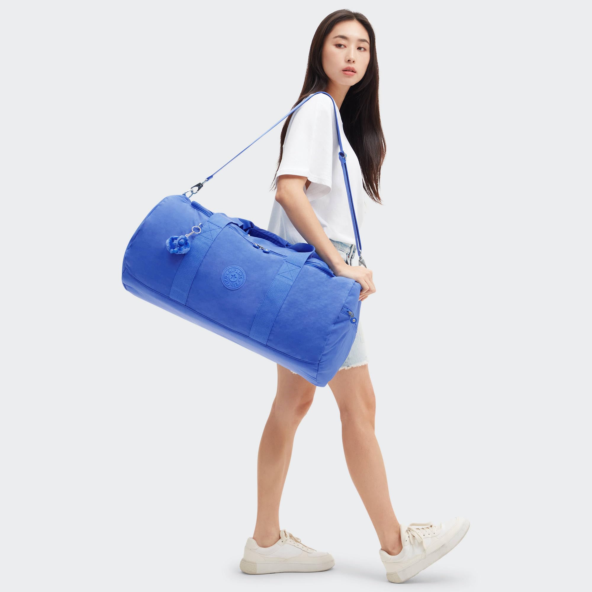 Kipling Women's Argus M Duffle Bag Havana Blue 24.5''L x 13.75''H x 13.75''D U1
