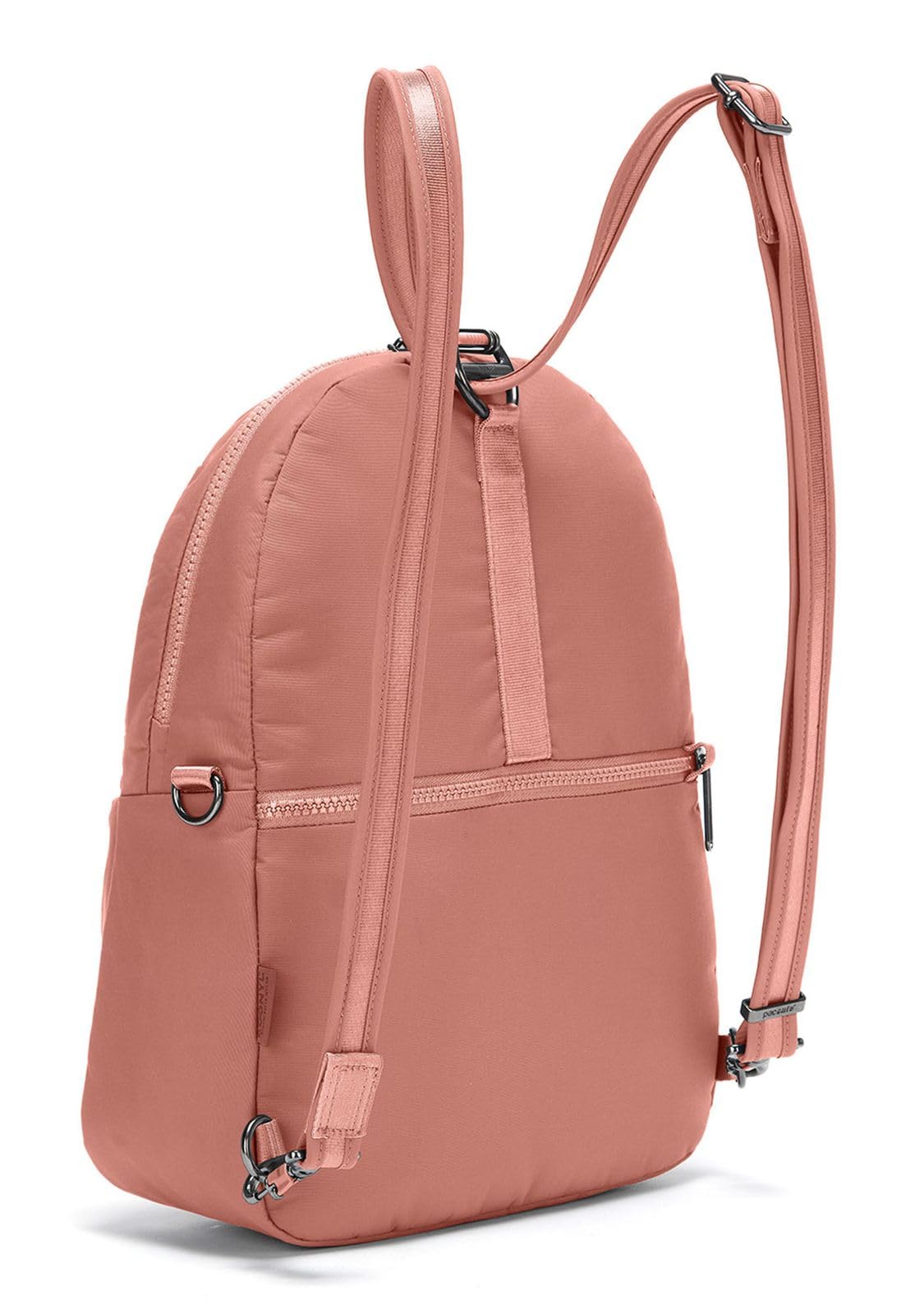Pacsafe Women's Citysafe CX Anti Theft Convertible Backpack-Fits 11" Tablet, ECONYL Rose Econyl Rose 8 Liter U1