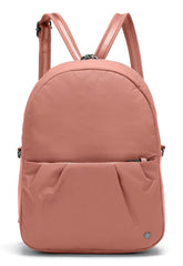 Pacsafe Women's Citysafe CX Anti Theft Convertible Backpack-Fits 11" Tablet, ECONYL Rose Econyl Rose 8 Liter U1