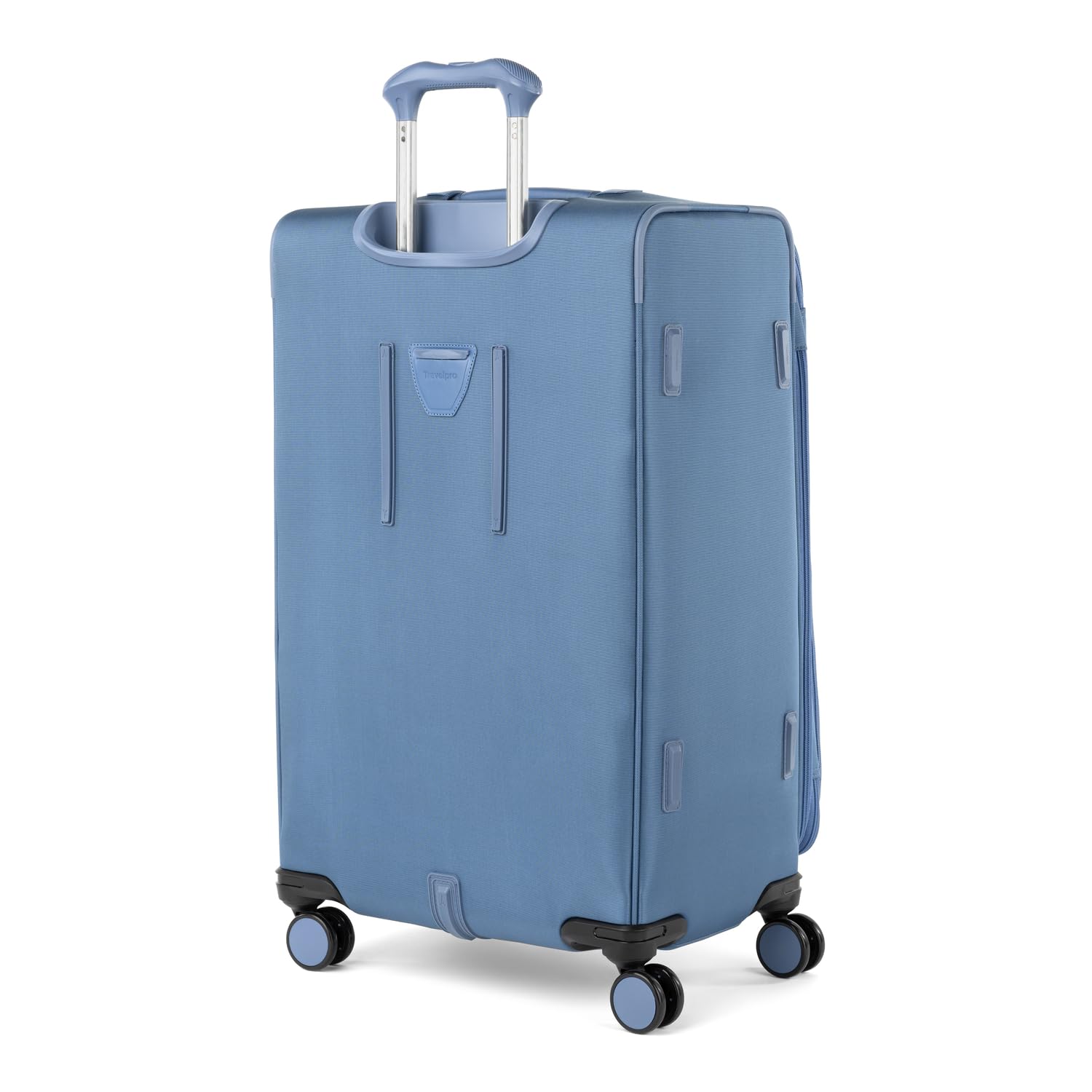 Travelpro VersaPack+ Lightweight Softside Expandable Checked Luggage, 8 Spinner Suitcase, TSA Lock, Men and Women, Checked Large 29-Inch, Elemental Blue U1