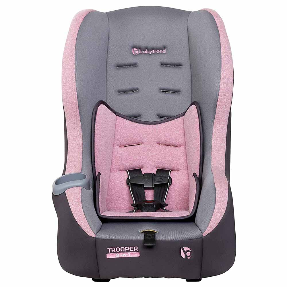 Baby Trend Trooper 3-in-1 Convertible Car Seat, Cassis Pink Cassis Pink 1 Count (Pack of 1) U1