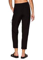 Avalanche Women's Ripstop Pant with UPF 50 Protection Everyday Hiking Ankle Pant with Pockets Quick Drying Pant for Hiking, Black Black X-Large U2