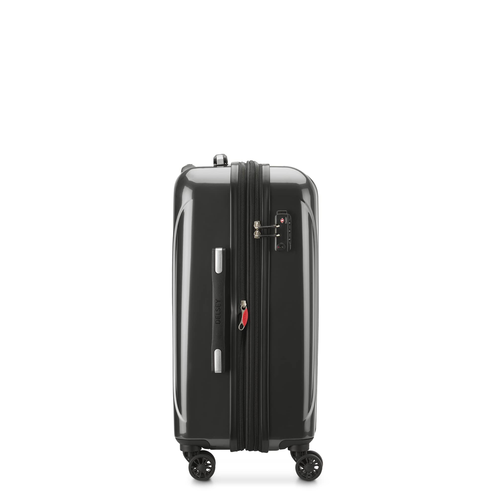 DELSEY Paris Helium Aero Hardside Expandable Luggage with Spinner Wheels ( Brushed Charcoal , Carry-On 21 Inch ) Brushed Charcoal Carry On 21 Inch U10