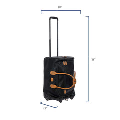 Bric's My Safari 21" Rolling Duffle - 001 Black One_Size BLACK/COGNAC One_Size U1