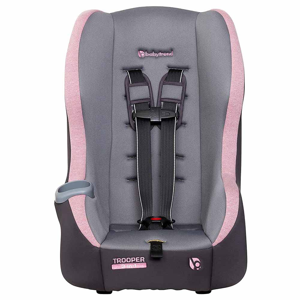 Baby Trend Trooper 3-in-1 Convertible Car Seat, Cassis Pink Cassis Pink 1 Count (Pack of 1) U1