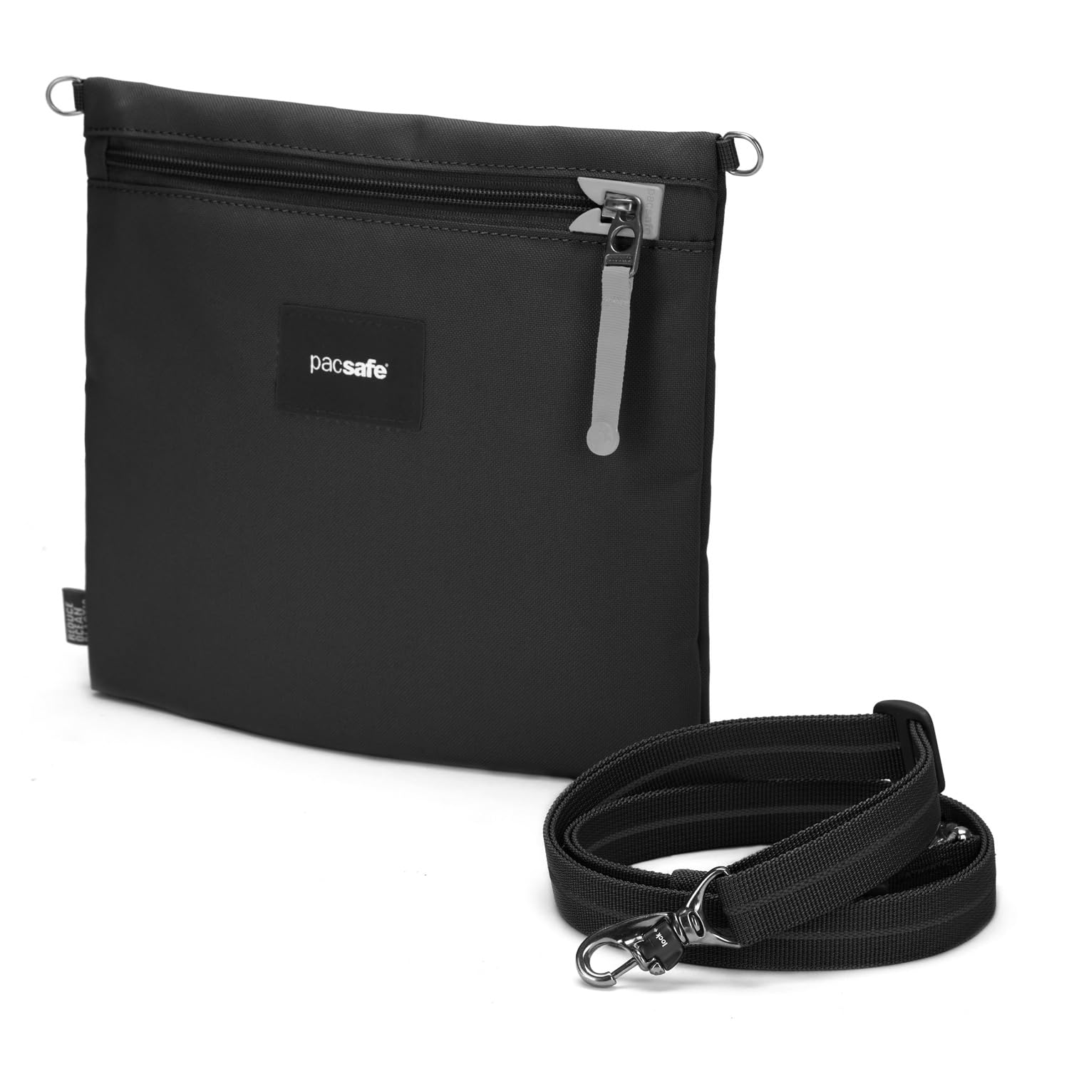 Pacsafe GO Anti Theft Crossbody Pouch, Jet Black Jet Black  U1