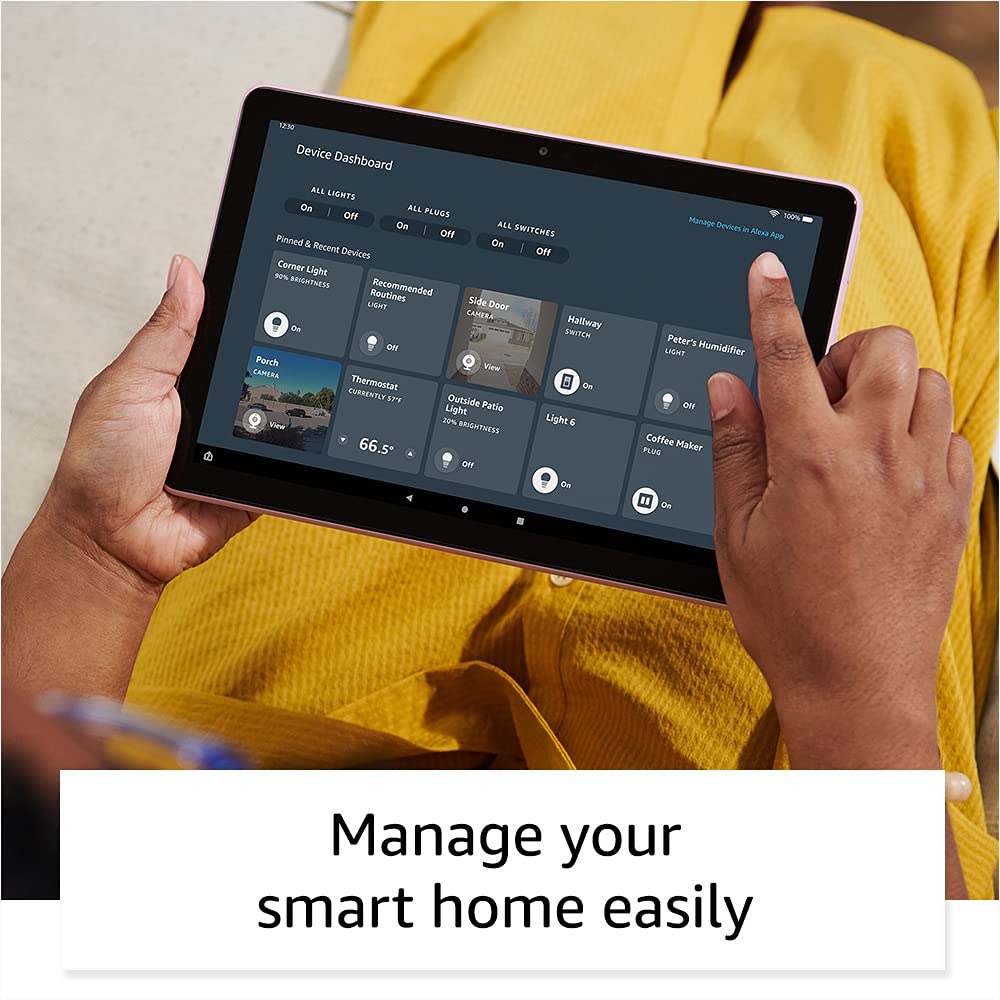 Amazon Fire HD 10 tablet, 10.1", 1080p Full HD, 64 GB, (2021 release), Denim Denim  U1