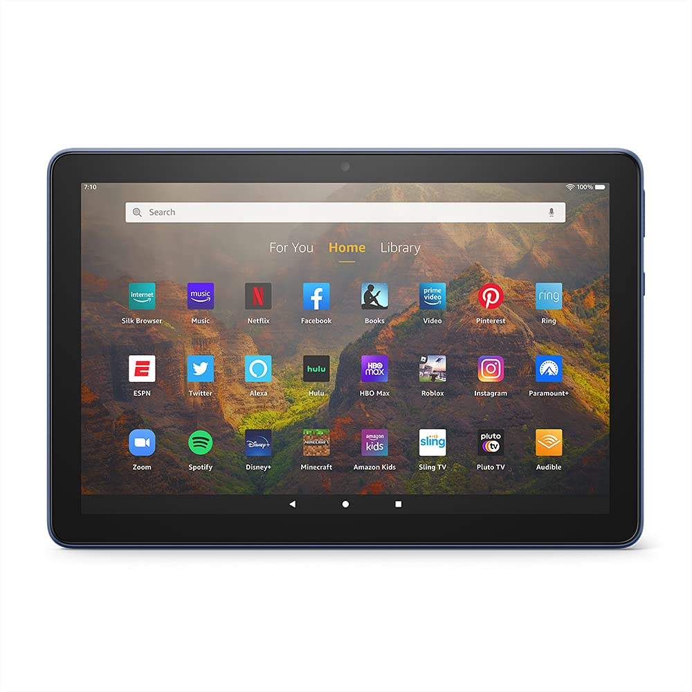Amazon Fire HD 10 tablet, 10.1", 1080p Full HD, 64 GB, (2021 release), Denim Denim  U1
