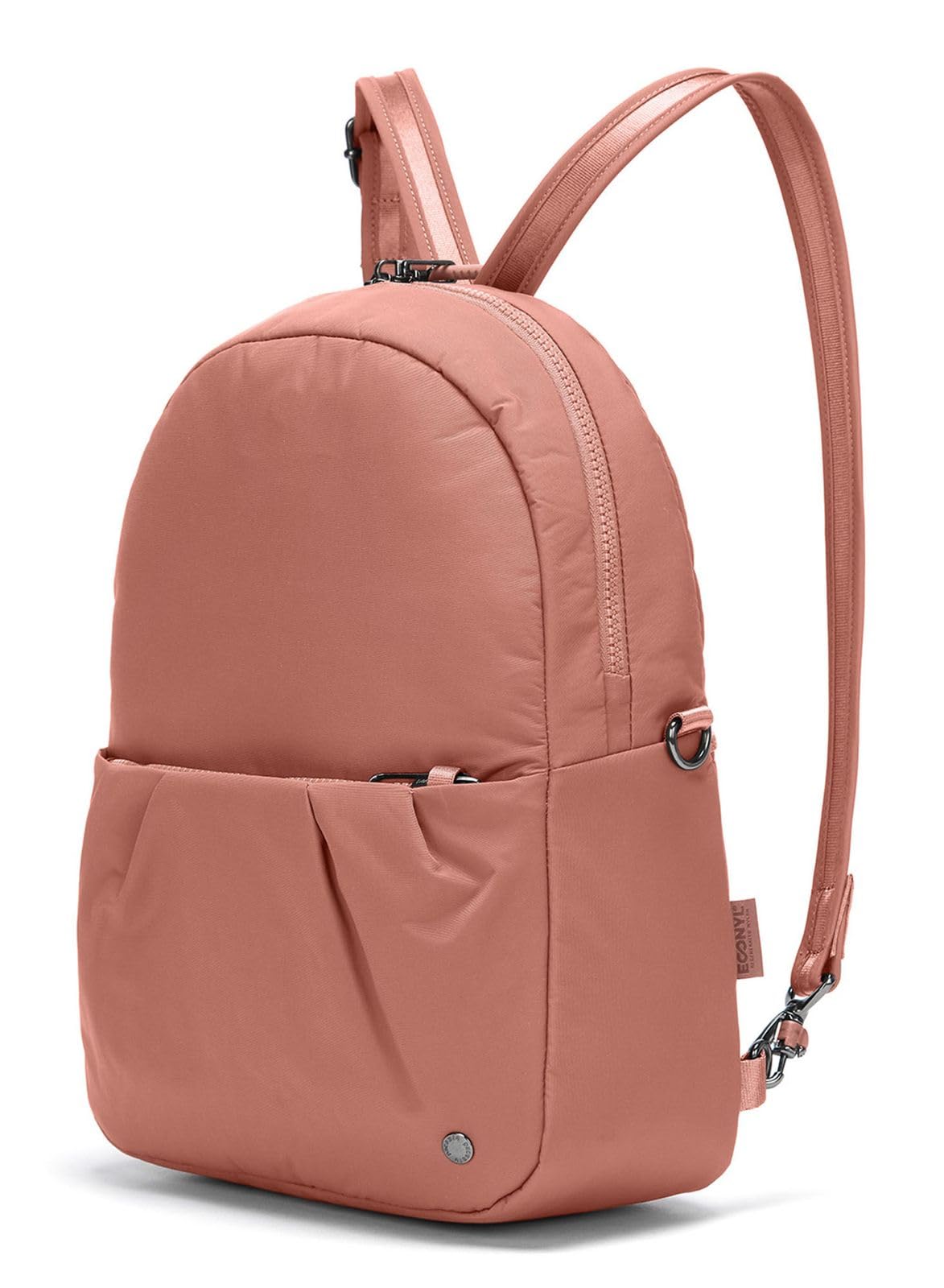Pacsafe Women's Citysafe CX Anti Theft Convertible Backpack-Fits 11" Tablet, ECONYL Rose Econyl Rose 8 Liter U1