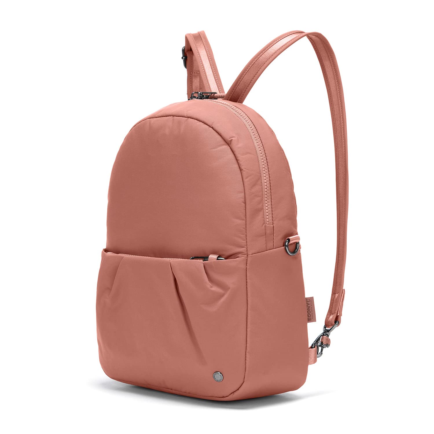 Pacsafe Women's Citysafe CX Anti Theft Convertible Backpack-Fits 11" Tablet, ECONYL Rose Econyl Rose 8 Liter U1