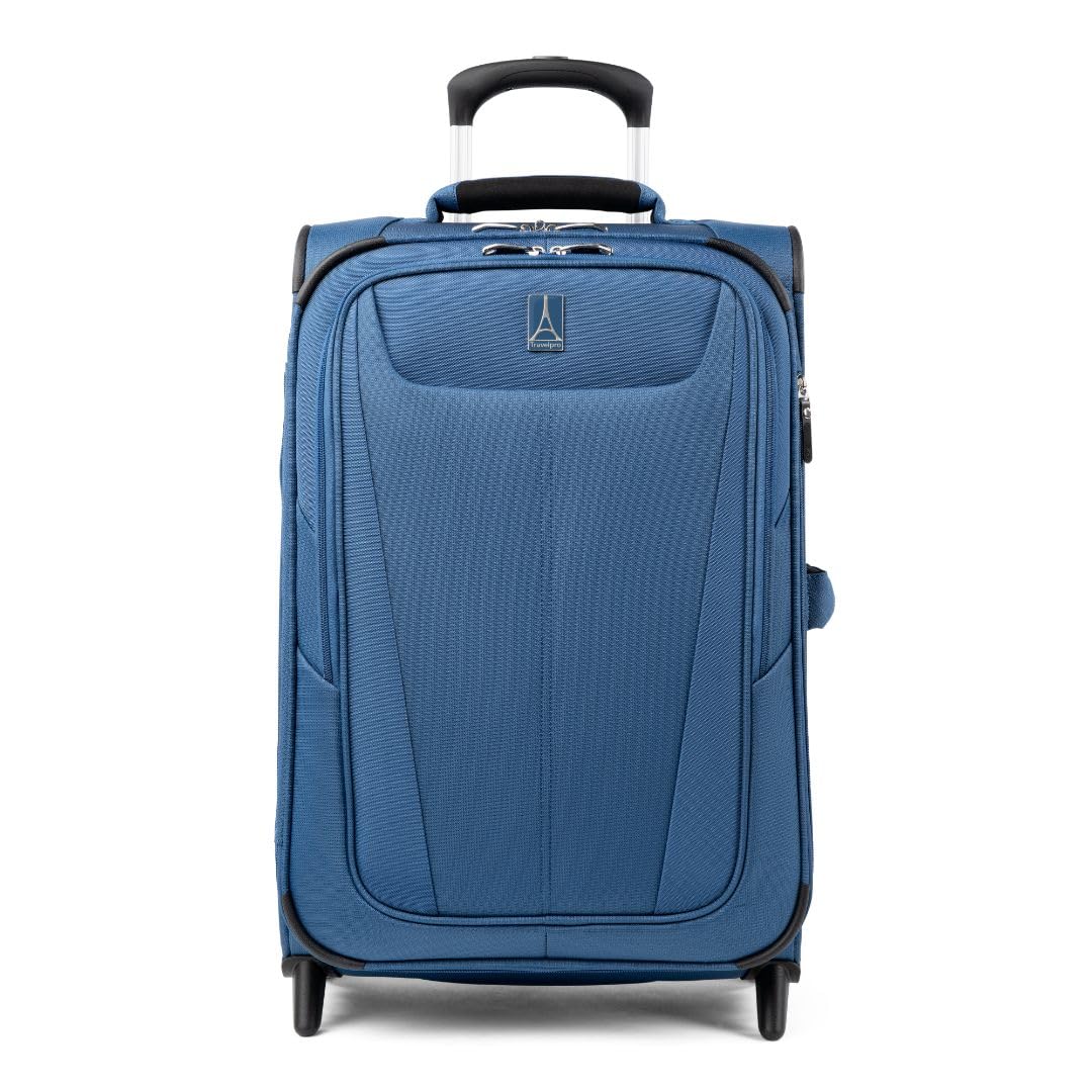 Travelpro Maxlite 5 Softside Expandable Upright 2 Wheel Carry-on Luggage, Lightweight, 21-Inch - Ensign Blue Ensign Blue Carry-on 21-Inch U1