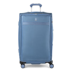 Travelpro VersaPack+ Lightweight Softside Expandable Checked Luggage, 8 Spinner Suitcase, TSA Lock, Men and Women, Checked Large 29-Inch, Elemental Blue U1