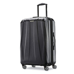 Samsonite Centric 2 Expandable Hardside Luggage Set with Dual Spinner Wheels ( Black , Checked-Medium 24-Inch ) Black Checked Medium 24 Inch U2