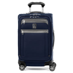 Travelpro Platinum Elite Softside Expandable Carry on Luggage, 8 Wheel Spinner Suitcase, USB Port, Suiter, Men and Women, Carry On 21-Inch ( Dark Blue , Carry-On 21-Inch ) Dark Blue Carry On 21 Inch U14