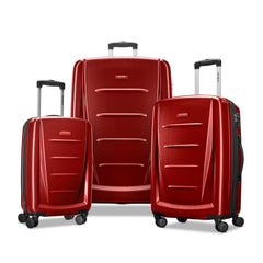 Samsonite Winfield 2 Hardside Luggage with 360 Spinner Wheels, TSA Lock, Airline Approved ( Burgundy , 3-Piece Set (20/24/28) ) Burgundy 3 Piece Set 20 24 28 U2