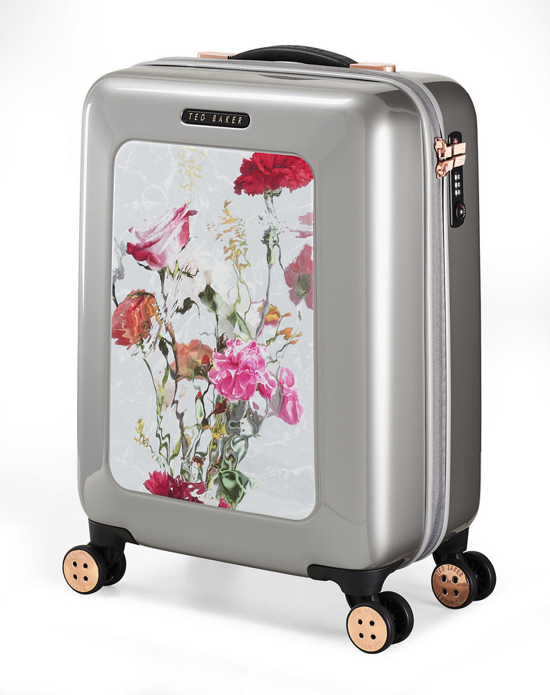 Ted Baker Women's Hardside Lightweight Spinner Luggage Water Floral Carry On 21 Inch U1