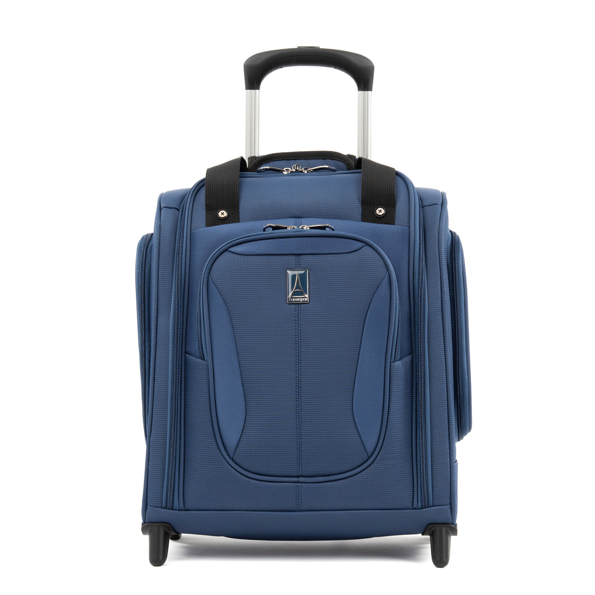 Travelpro Tourlite Softside Lightweight Rolling Underseat Compact Carry-On Upright 2 Wheel Bag, Men and Women, 15-Inch ( Blue , One Size ) Blue One Size U17