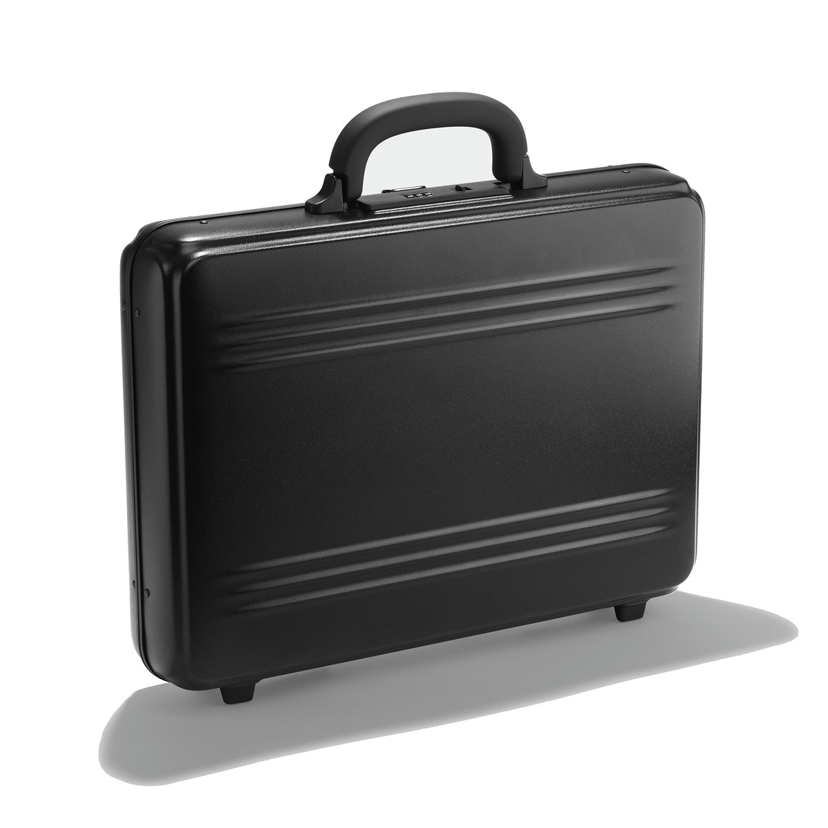 ZERO Halliburton Edge Lightweight Polycarbonate Attaché Black Medium Attache U1