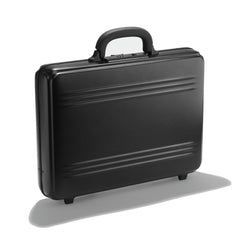 ZERO Halliburton Edge Lightweight Polycarbonate Attaché Black Medium Attache U1