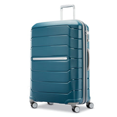 Samsonite Freeform Hardside Expandable with Double Spinner Wheels ( Dark Teal , Checked-Large Spinner ) Dark Teal Checked Large Spinner U10
