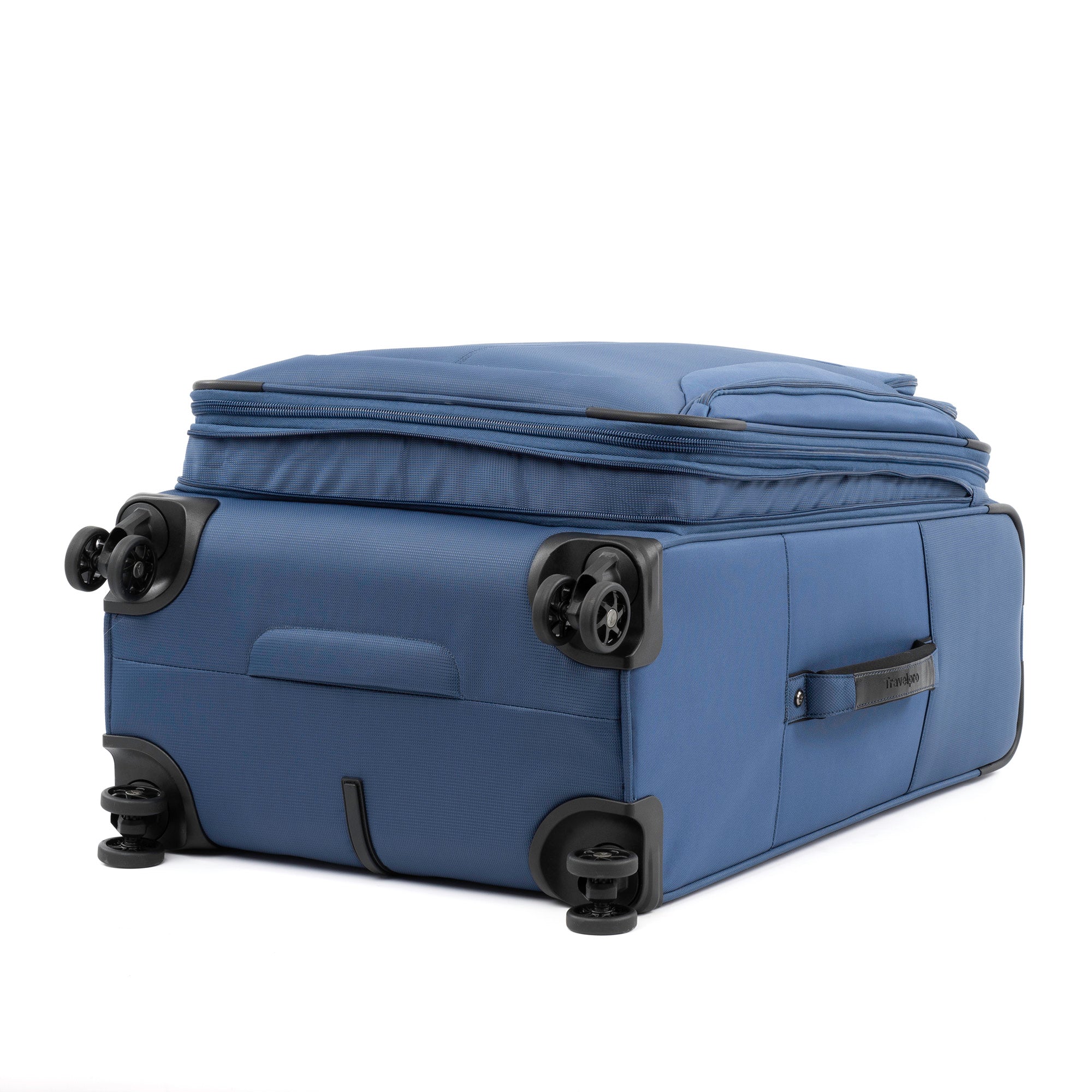 Travelpro Tourlite Softside 25" Expandable Luggage with 4 Spinner Wheels, Lightweight Suitcase, Checked Medium ( Blue , Checked-Medium 25-Inch ) Blue Checked Medium 25 Inch U21
