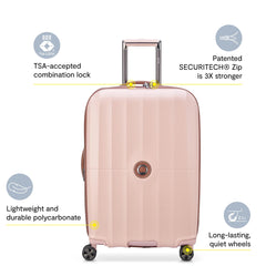 Delsey Paris Carrousel 28" Expandable Carry-On Spinner ( Platinum , Checked-Large 28 Inch ) Platinum Checked Large 28 Inch U8