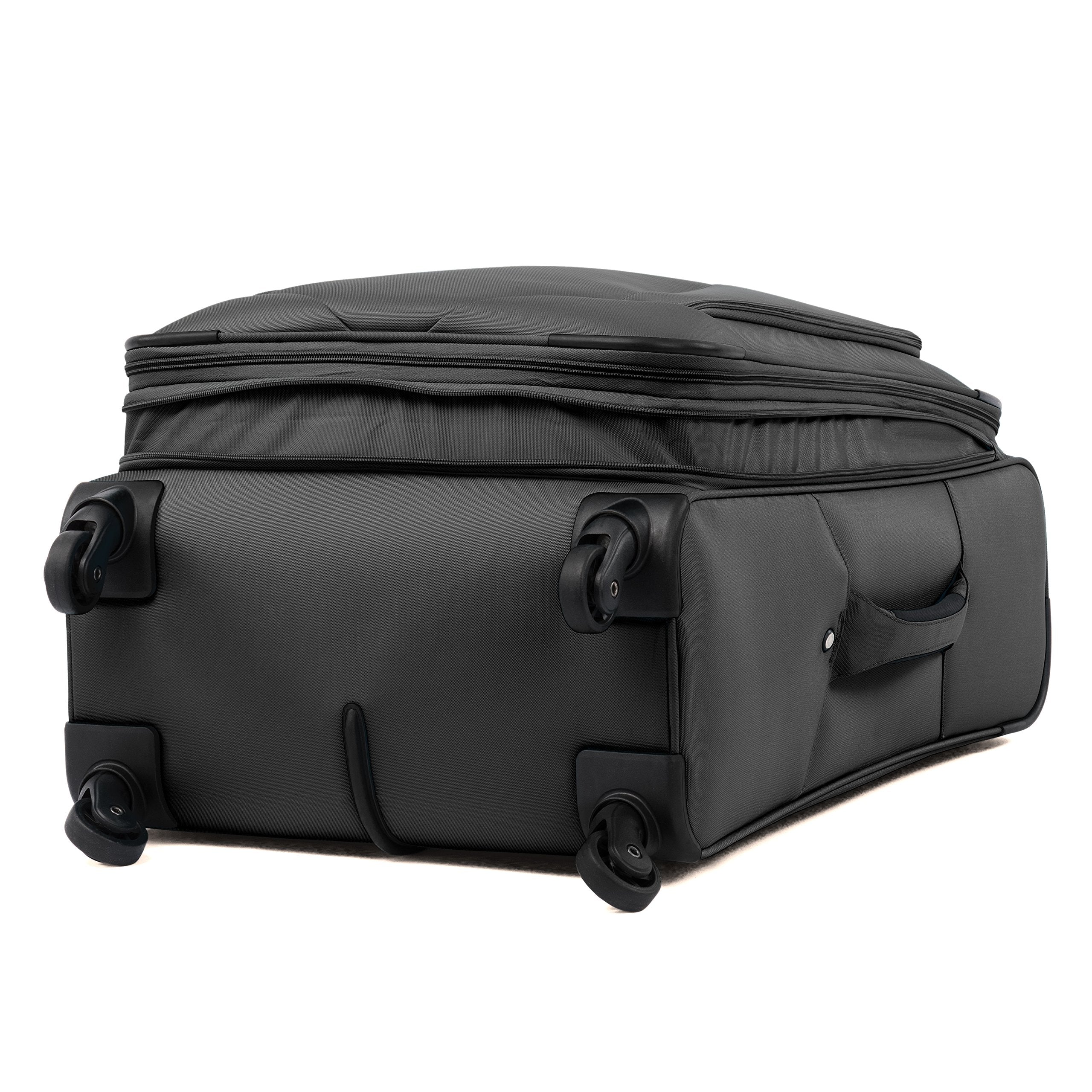 Atlantic Luggage Ultra Lite Softside Expandable Spinner ( Jade Black , Checked Medium 25-Inch ) Jade Black Checked Medium 25 Inch U6