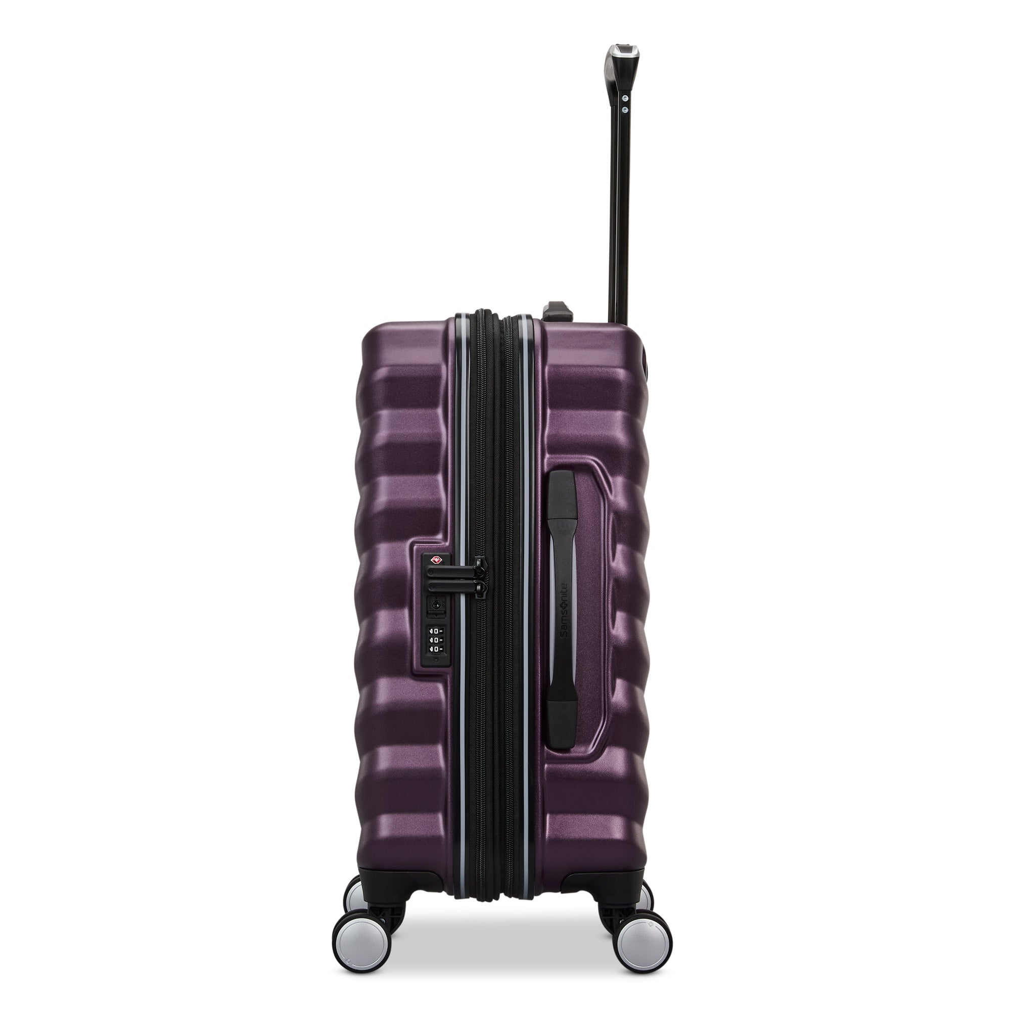 Samsonite Hard-Sided 20-Inch Lightweight Carry On Expandable Element Suitcase: Durable, 360 Spinner Wheels, Adjustable Telescopic Handle, TSA-Approved Lock ( Dusk Purple , 20-Inch Carry-On ) Dusk Purple 20 Inch Carry On U1