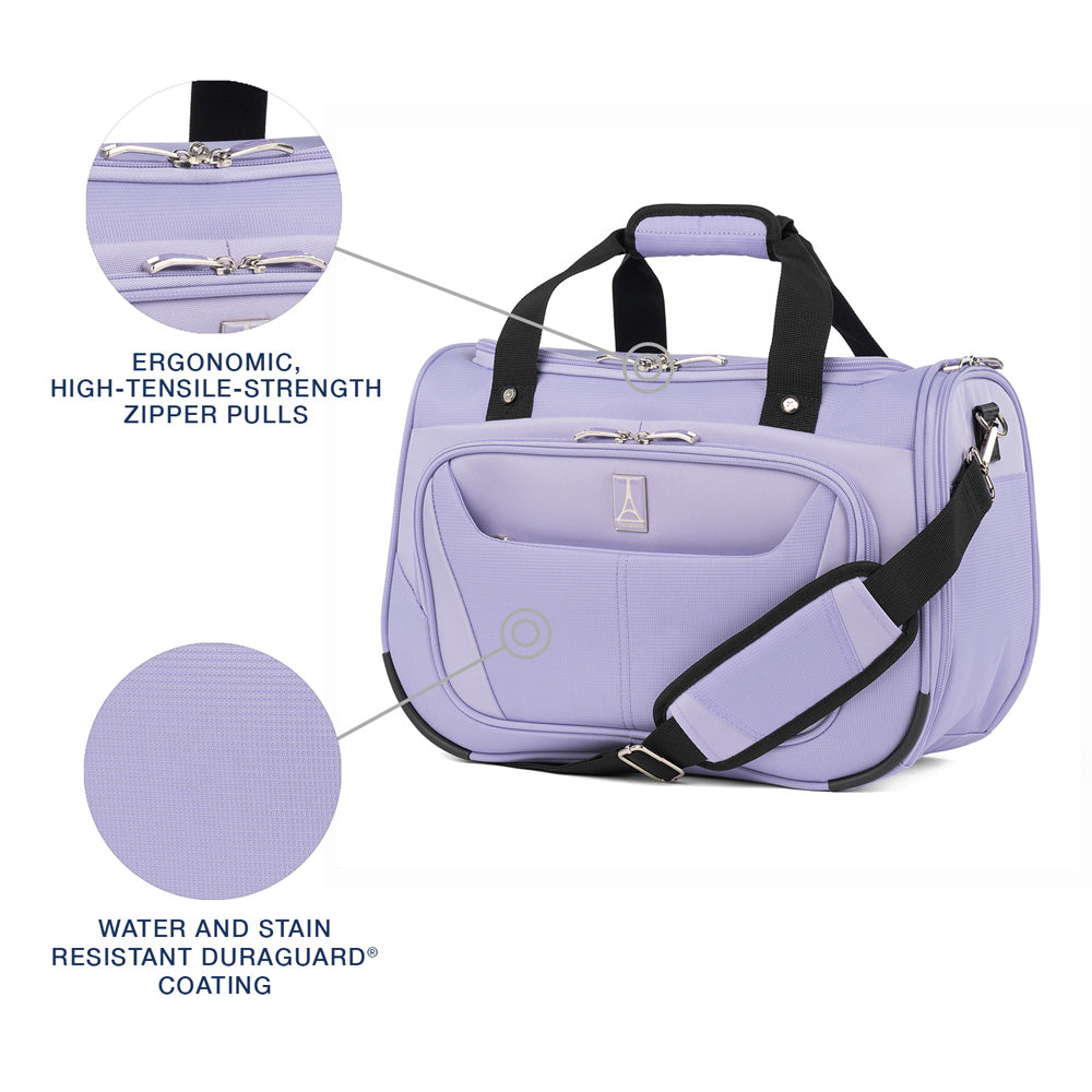 Travelpro Maxlite 5 Softside Lightweight Underseat Carry-On Travel Tote, Overnight Weekender Bag, Men and Women ( Violet , One Size ) Violet One Size U3