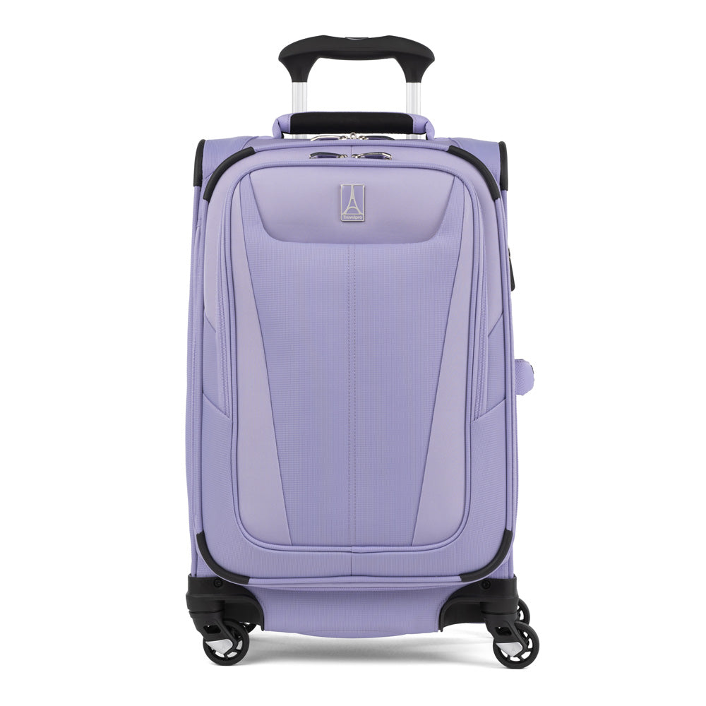Travelpro Maxlite 5 Softside Expandable Luggage with 4 Spinner Wheels, Lightweight Suitcase, Men and Women ( Violet , Carry-on 21-Inch ) Violet Carry On 21 Inch U3