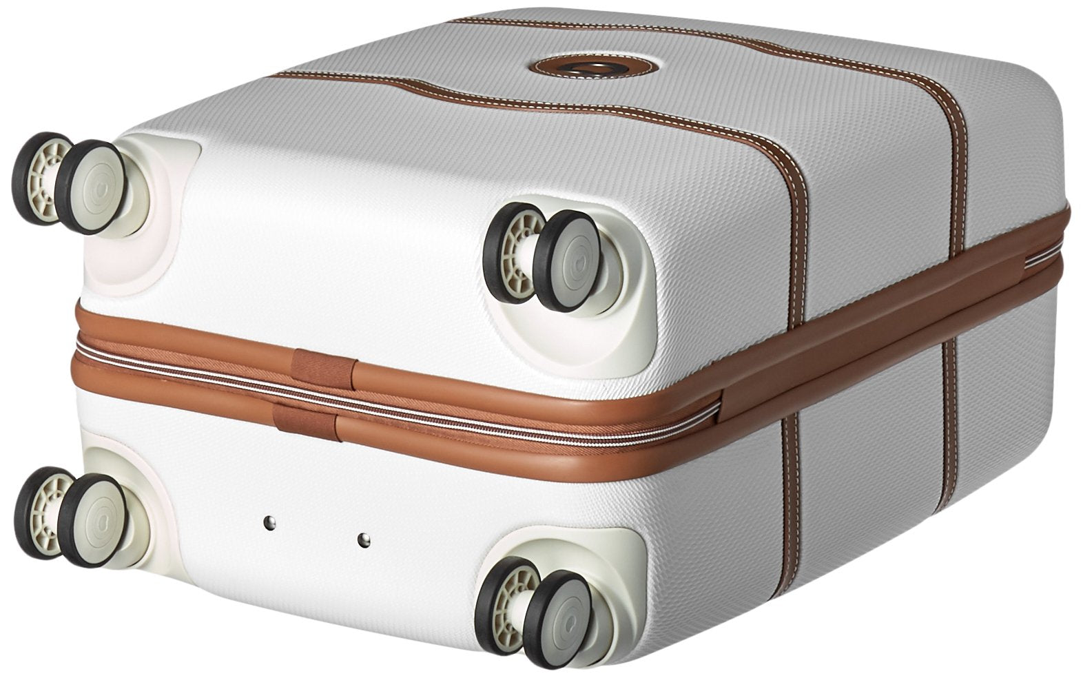DELSEY Paris Chatelet Air 2.0 Hardside Luggage with Spinner Wheels ( Champagne White , Carry-on 21 Inch, with Brake ) Champagne White Carry On 21 Inch With Brake U19