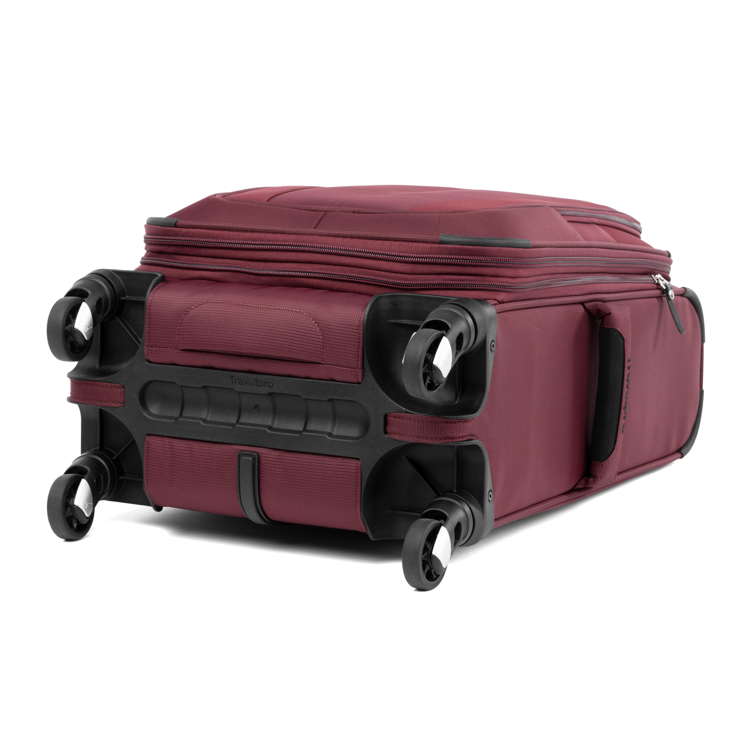 Travelpro Maxlite 5 Softside Expandable Luggage with 4 Spinner Wheels, Lightweight Suitcase, Men and Women Burgundy Compact Carry On 20 Inch U2