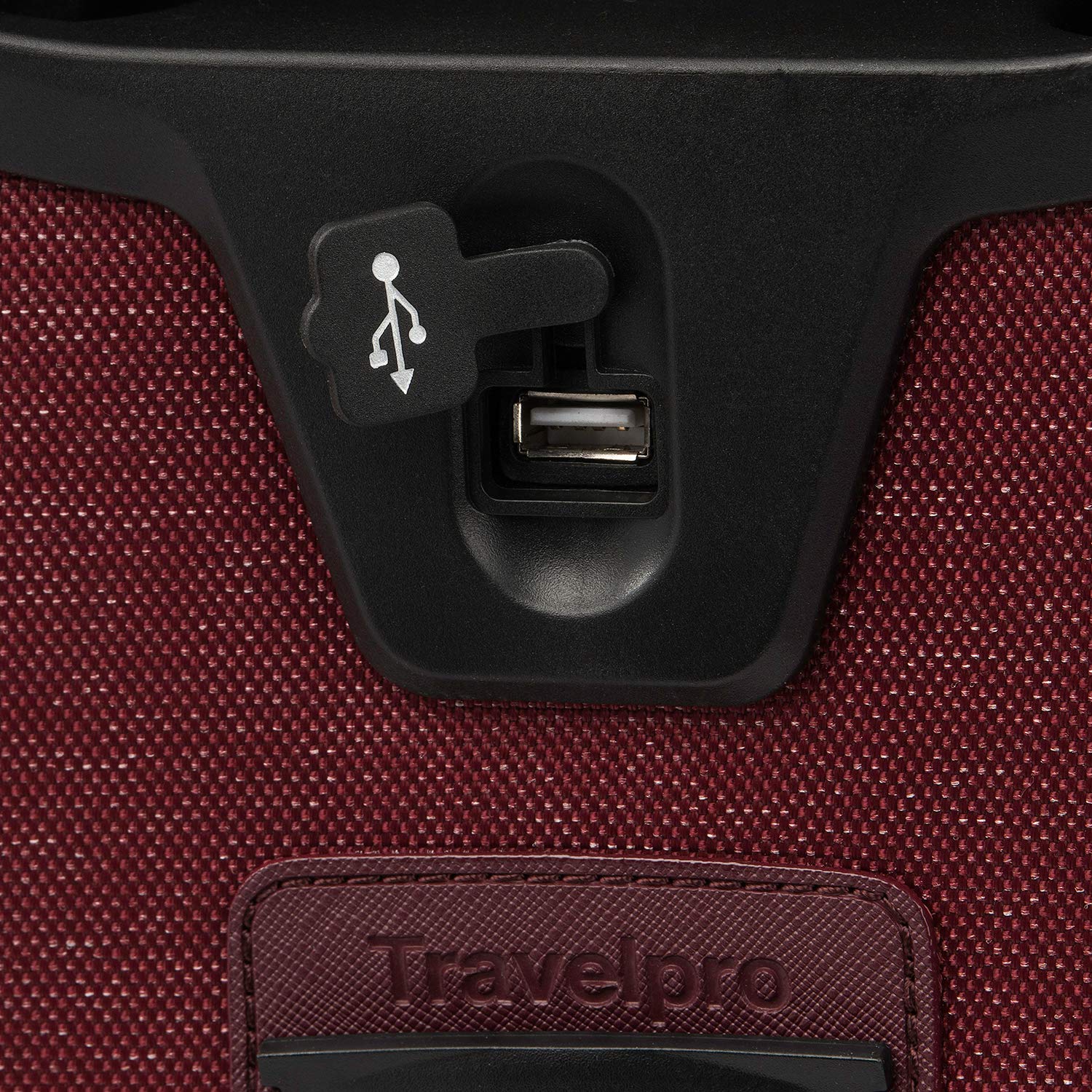 Travelpro Platinum Elite Softside Expandable Luggage, 8 Wheel Spinner Suitcase, USB Port, Fits up to 15" Laptop, Men and Women, Business Plus U1