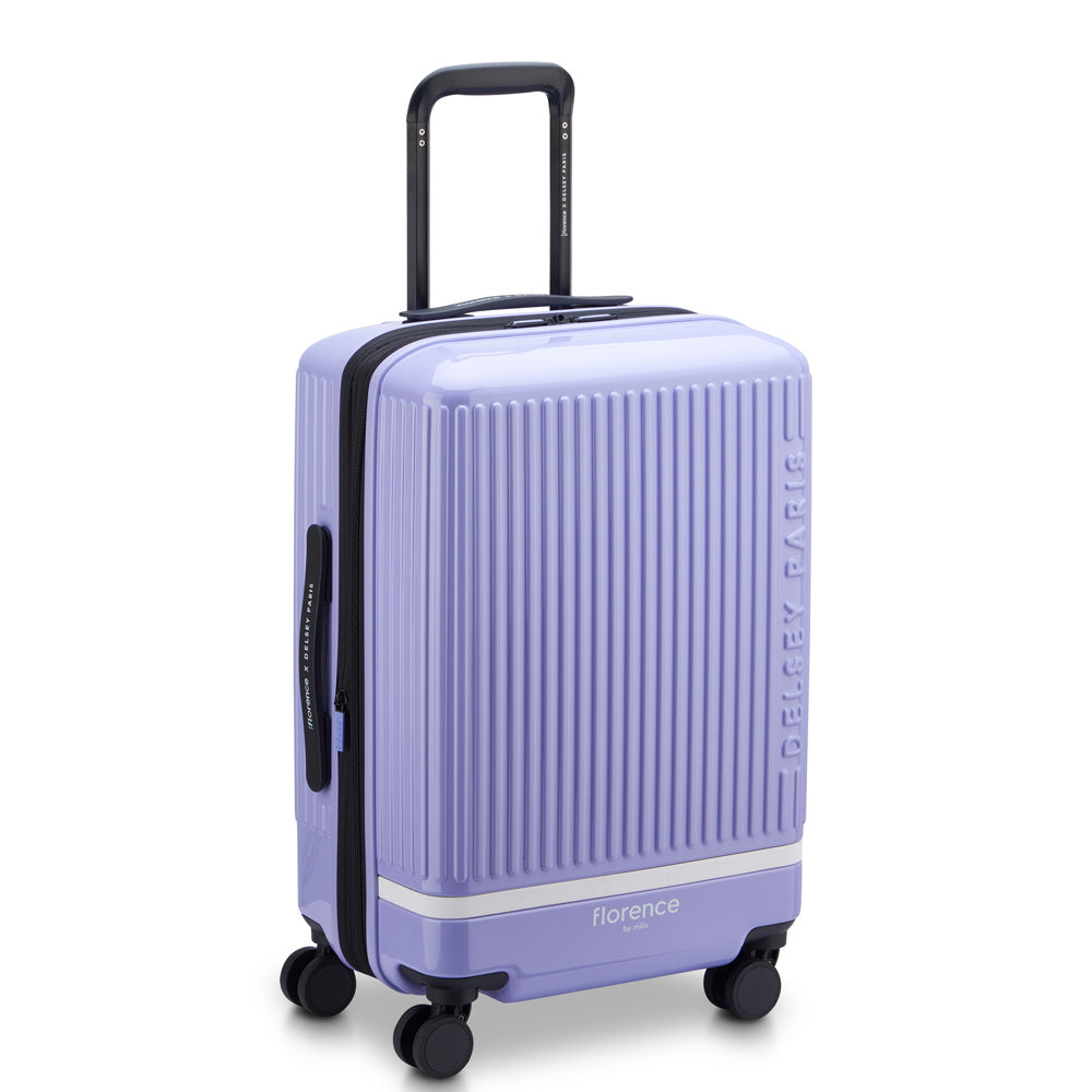 florence by mills x DELSEY PARIS Spin Me Away Expandable 20" Carry-On Spinner Upright ( Lavender , 20" Carry-On Spinner ) Lavender 20 Carry On Spinner U3